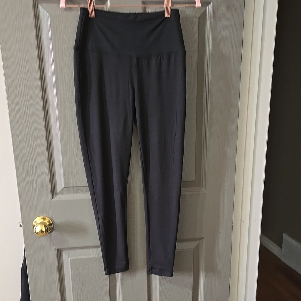 High-Waisted Black Leggings